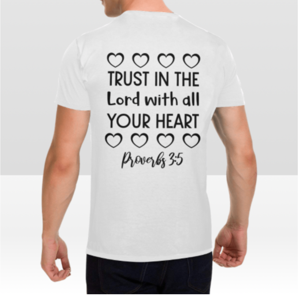 PROVERBS 3:5 MENS T-SHIRT