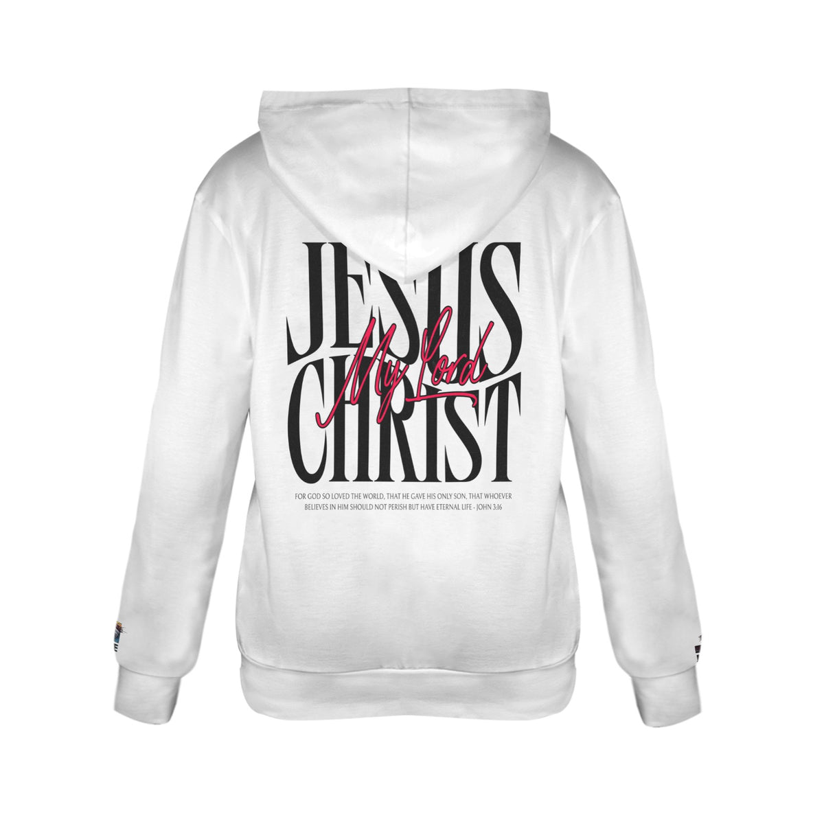 John 3:16 Women's Drawstring Pocket Hoodie