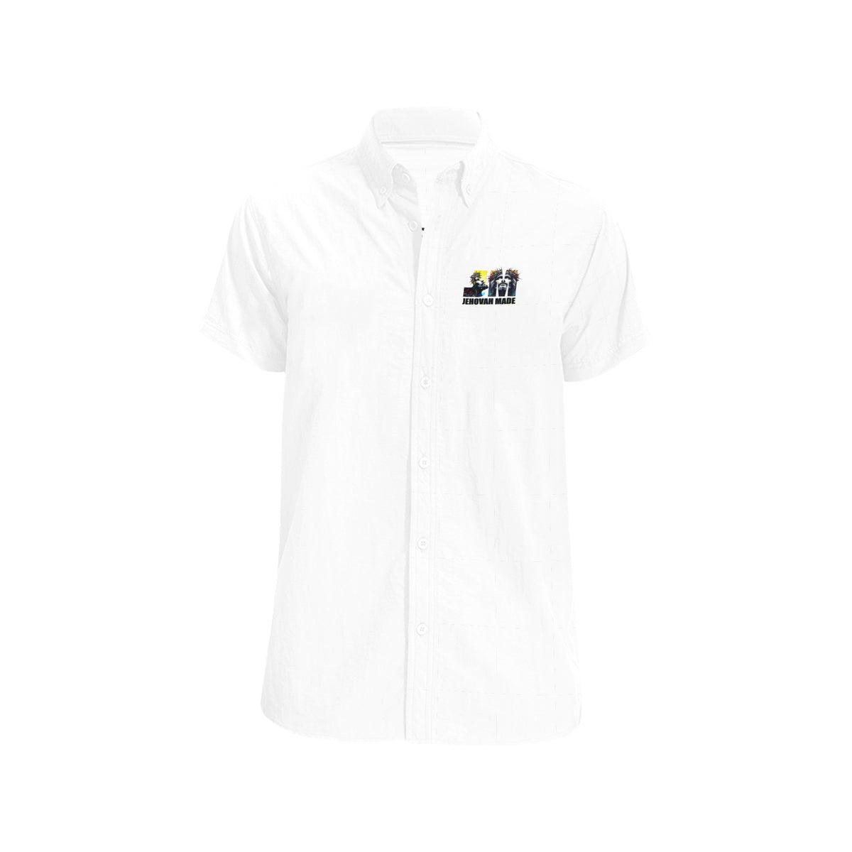 JESUS MY LORD CHRIST SHORT SLEEVE BUTTON UP Men's